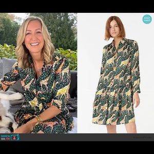 J.crew shirtdress in giraffes